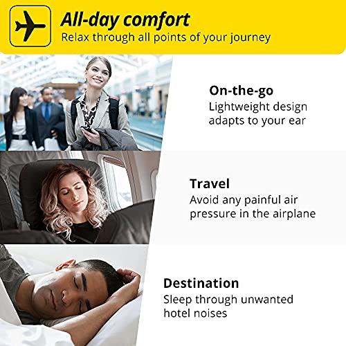 Alpine FlyFit Earplugs for Pressure Relief & Preventing Ear Pain