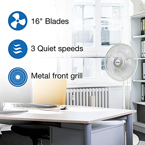 Air King 9126 16-Inch Adjustable Oscillating Pedestal Fan #TOP3