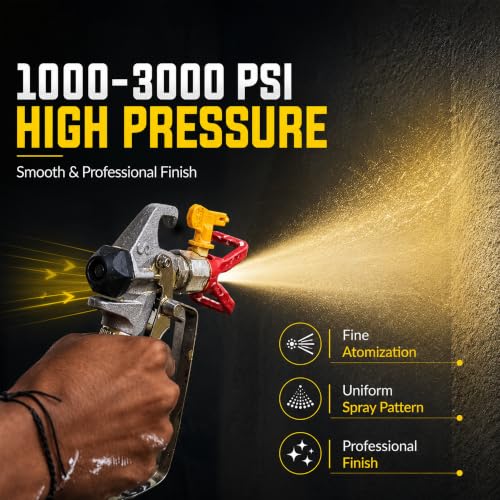 Image of DG-Tech Airless Paint Sprayer 490 | 2400W High Power Motor | 1000-3000 PSI | 3.5L /Min High-Pressure Professional Paint Sprayer for Wall, Industrial & Commercial Painting