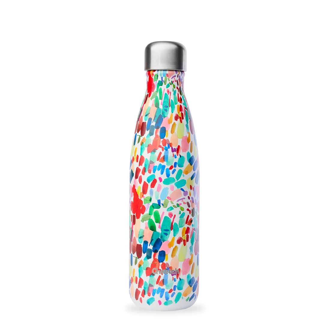 Qwetch - Bouteille Isotherme Originals Arty 500ml - 24h Froid et 12h Chaud - Etanche & Réutilisable - Gourde inox isotherme pour Sport, Voyage, Bureau, Randonnée