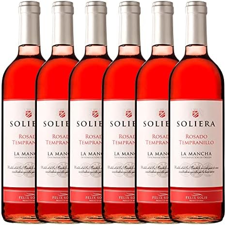Soliera Rosado – 6 botellas x 750ml – Total:4500ml Soliera Rosado – 6 botellas x 750ml – Total:4500ml