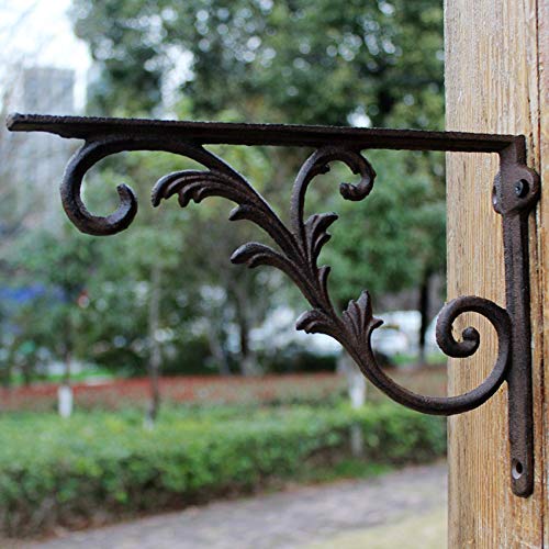 2 Pezzi Staffe per Mensole in Ghisa,Design Vintage...