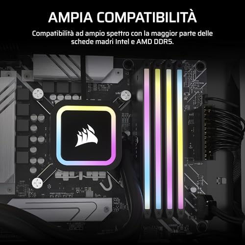 CORSAIR DOMINATOR TITANIUM DDR5 RGB Kit di Potenziamento Della Luce – 2x Moduli – 0 GB RAM – CORSAIR Compatibile con iCUE – Nero - RAM - Immagine 4