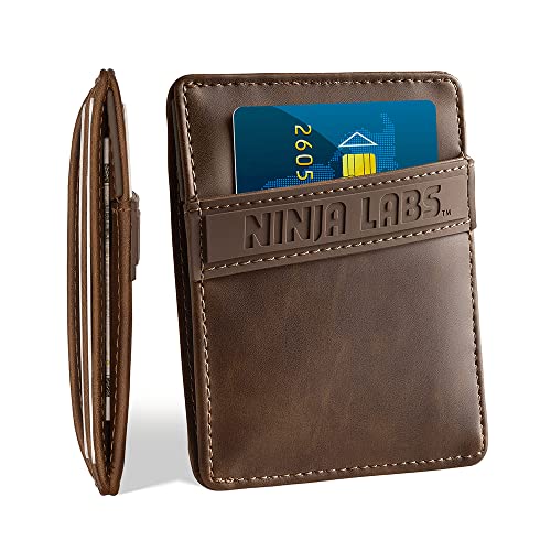 GO Wallet (Fits Cards & A Bit of Cash) Bio-Leather Cowboy Brown