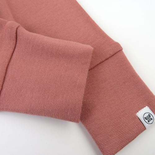 HonestBaby Multipack Honest Pants Joggers Pull on 100% Organic Cotton for Infant Baby and Toddler, Boys, Girls, Unisex, Mini Stripe Ash Rose