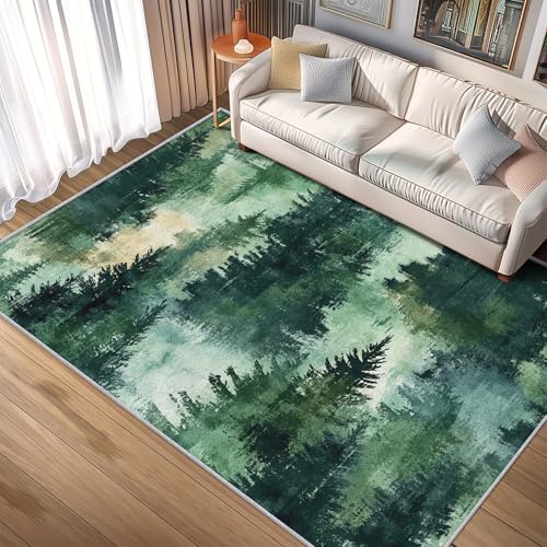 Jejynxia Washable Abstract Forest