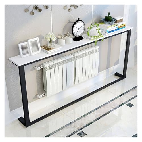 Estante de almacenamiento para radiador, mesa de sofá que ahorra espacio para sala de estar, dormitorio, entrada