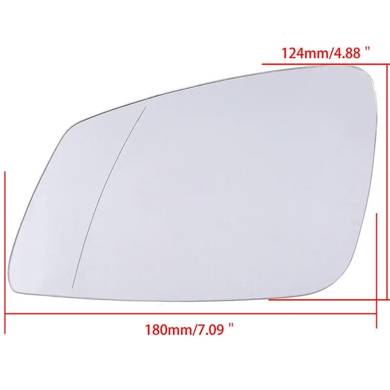 Vetro Dello Specchietto Retrovisore Adatto per BMW Serie 5 GT E60 F02 F35 F10 specchietto retrovisore 51167251583 anni 2009-2017 installare(Left)