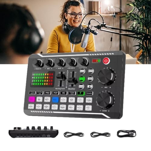 Live Sound Card with Dj Mixer Effects & Voice Changer