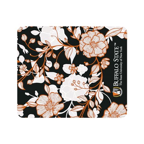 Mouse Pad, Fabric, Buffalo State College Standard/Floral Lace