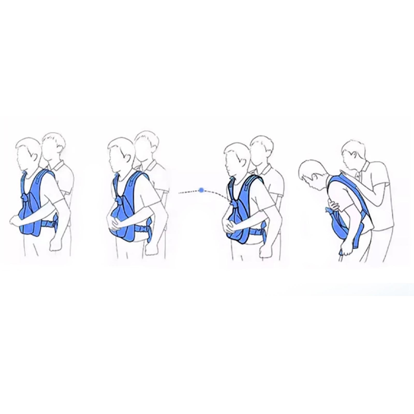 Anti Soffocamento Gilet Heimlich per Addestramento Emergenza Modello Pratica Respiratoria Dispositivi Didattici per Insegnamento Accessori So, Blu per Gli Adulti