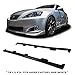 GT-Speed for 06-13 Lexus IS250 IS350 PU Side Skirt Sideskirts Extension Add-on Lip (May fit on other vehicle/Measure before purchase: 79"L x 3"W)