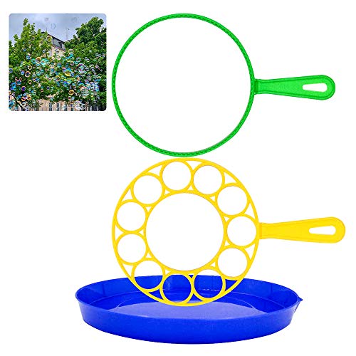UBITREE Bubble Wands Set for Kids Outdoor Giant Bubbles Wand Funny Bubbles Maker Toys for Boys Girls 3 Pcs Bubble Sticks Perfect for Birthday Party Favors Lawn Park Beach Summer Fun