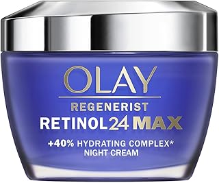 Olay Retinol 24 MAX Night Cream With 40% More Retinol Complex, Advanced Anti-Ageing Eye Cream For Firmer Skin, Reduces Wrinkles, Fine Lines And Pigmentation, Olay's Strongest Retinoid Complex, 50 ml