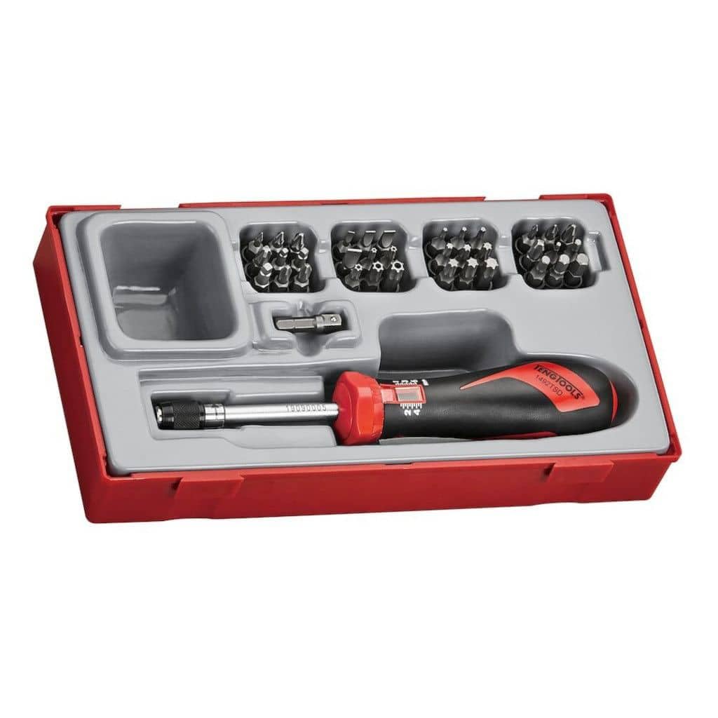 TENGTOOLS JUEGO DESTORNILLADOR DINAMOMETRICO 1/4" TTSD38-38p 1-5Nm marca