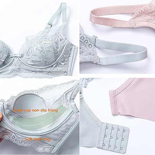 Soutien-gorge de soutien à armatures WENJUN non doublé pour une couverture complète - 6