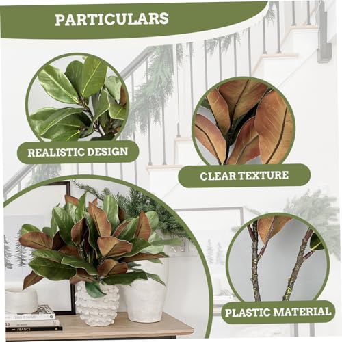 Branches de Magnolia 3D pour vase de salon et table de bureau - 4