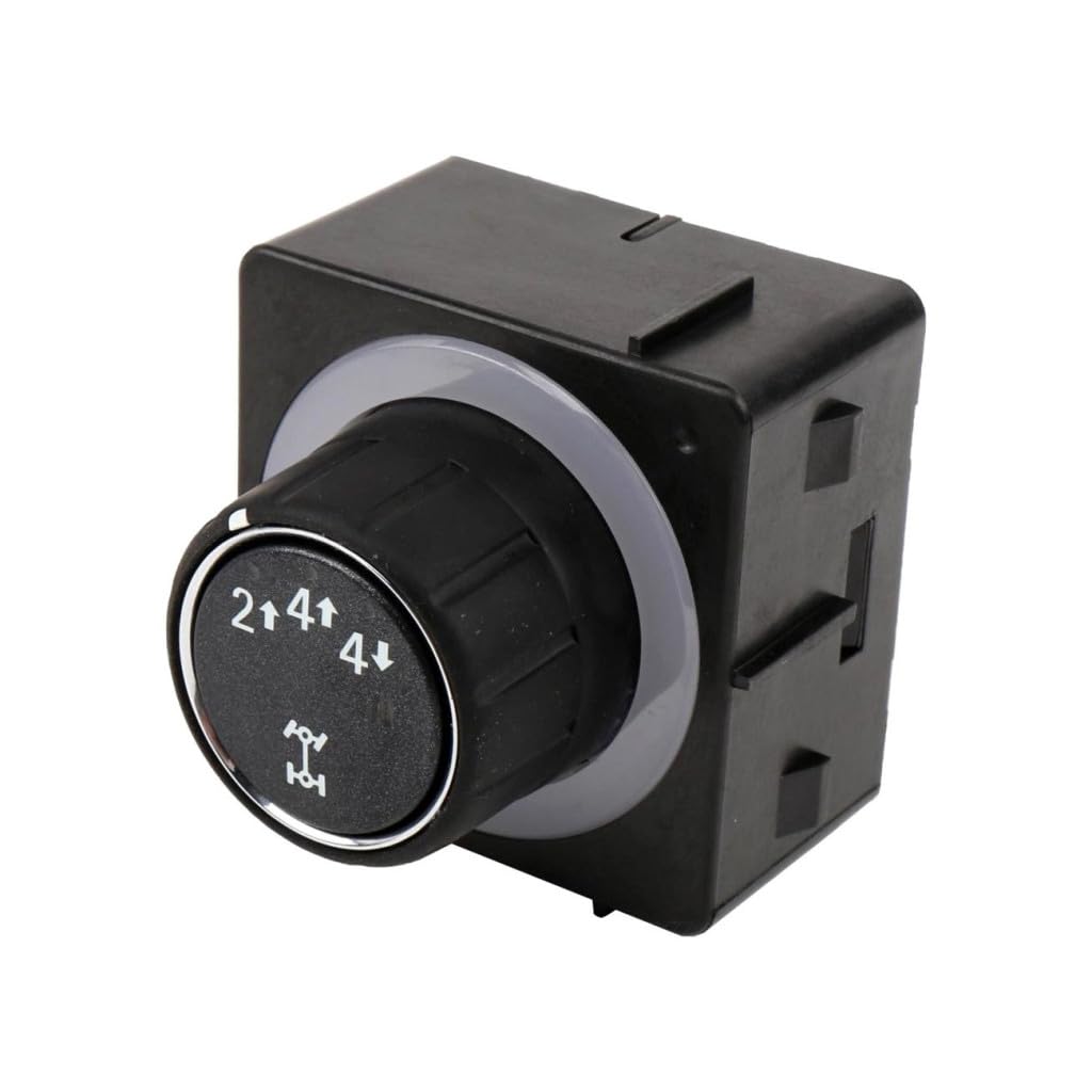 KarParts360 for Chevy Colorado 2015-2021 Transfer Case Selector Switch | Carbon Metallic | Male Pin Terminal | Black | 12 Terminal | Square Connector | Female Connector