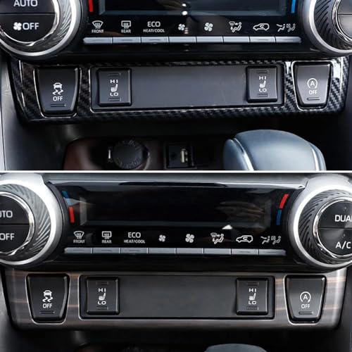 Commande centrale voiture RAV4 XA50 cadre bouton carbone 19-22