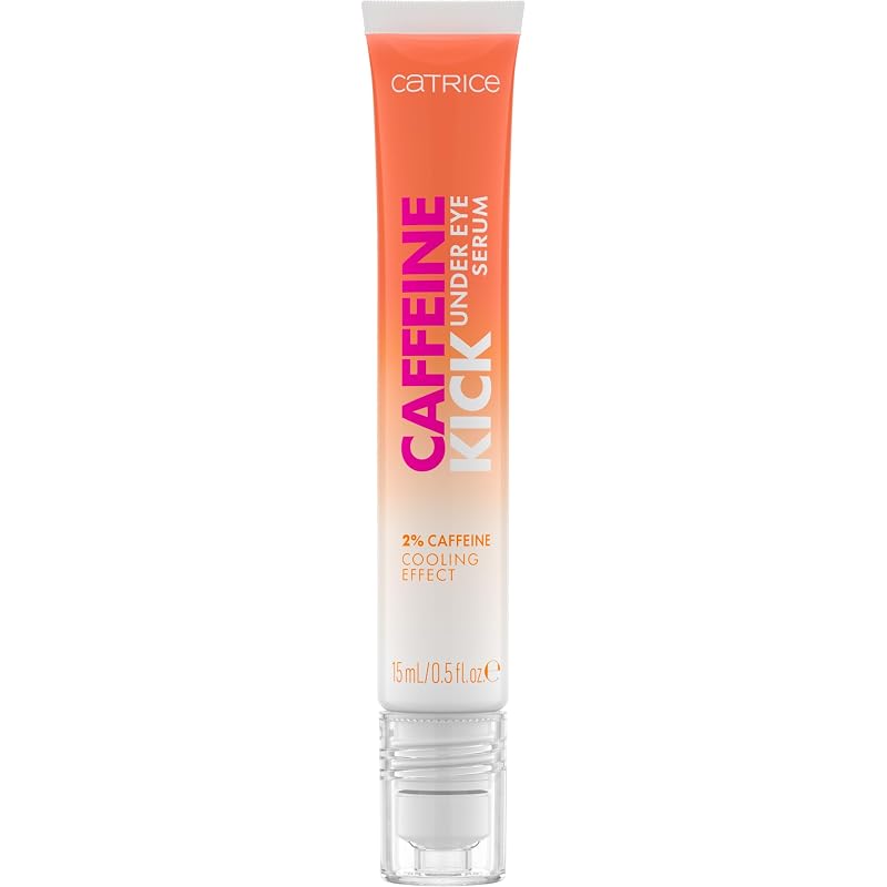 Sérum para a região dos olhos Catrice Caffeine Kick com 2% de cafeína, ácido hialurônico e esqualano