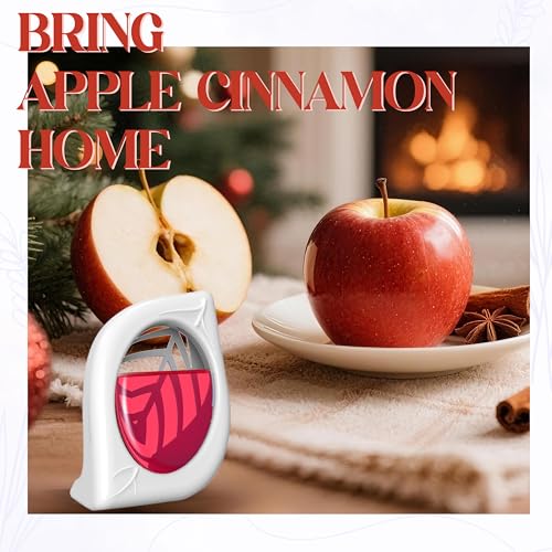 Image of Air Freshener for Home, 4 Pack, Apple Cinnamon, Odor Eliminator for Small Area Closets Bathroom Pets Strong Odor, Up to 120 Days