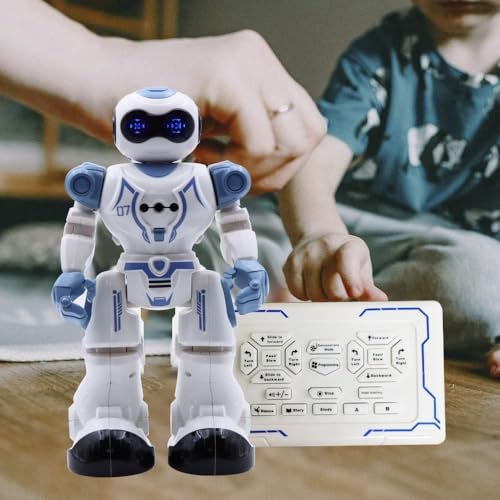 Image of Magicwand R /C Rechargeable Gesture Sensing,Dancing & Programmable Robot for Kids with Lights & Sound【White】【Pack of 1】