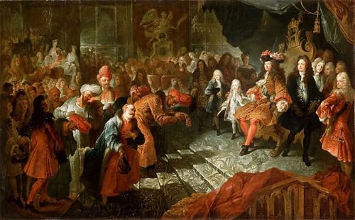 Impression d'art Louis XIV Antoine Coypel, tableau décoration murale salon 60x90cm