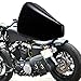 NAAMOTOMOX Motorcycle Right Side Solo Saddle Bag and Pannier Storage + Matte Black Left Side Battery Cover Compatible with Harley Sportster 2014-2022 XL883 XL1200