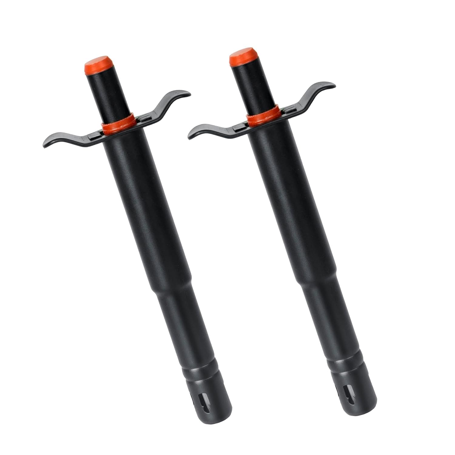 NISUN 2 Pack Metal Gas Lighter for Kitchen, Long Lasting, Rust Proof, Unbreakable, Restaurants & Kitchen Use Black (Metal Gas Lighter Black -20.5cm)