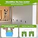 Yirepny 5Pcs Drywall Outlet Marker, Marking Tool for Electrical Outlets, Electric Wire Protection for Drywall Installation, Wire Protection Drywall Electrical Box Locator, No Measuring Needed Green