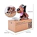 Cestlafit Cute Choken Bako Cachorro Hambriento Comer Perro Coin Bank, Banco De...