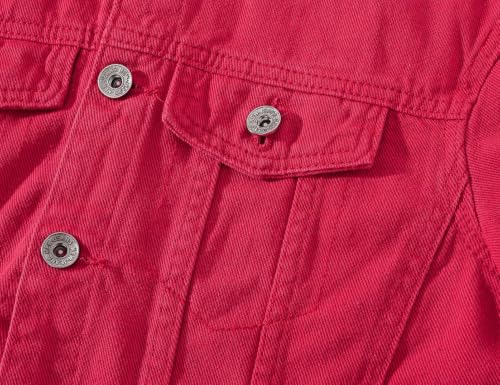 Image of Mens Classic Slim Fit Trucker Jean Denim Jacket Coat