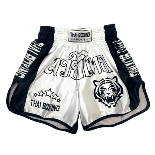 Image of Kids Boys Muay Thai Shorts Boxing Kickboxing MMA Club Training Competitions Athletic Trunk