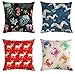 JOVEGSRVA Buntes Krabbenkissen Dekorative Kissenbezüge Kissen 45Cm X 45Cm Kissenbezüge Für Wohnzimmer Schlafsofa Kissenbezüge 4Er Set