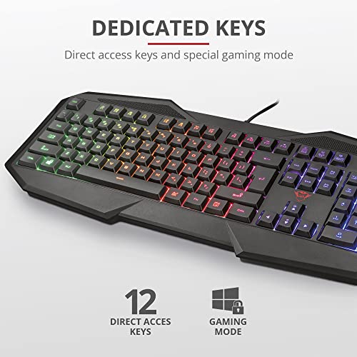 Trust GXT 830-RW Avonn USB QWERTY Nero - Tastiera gaming - Immagine 6