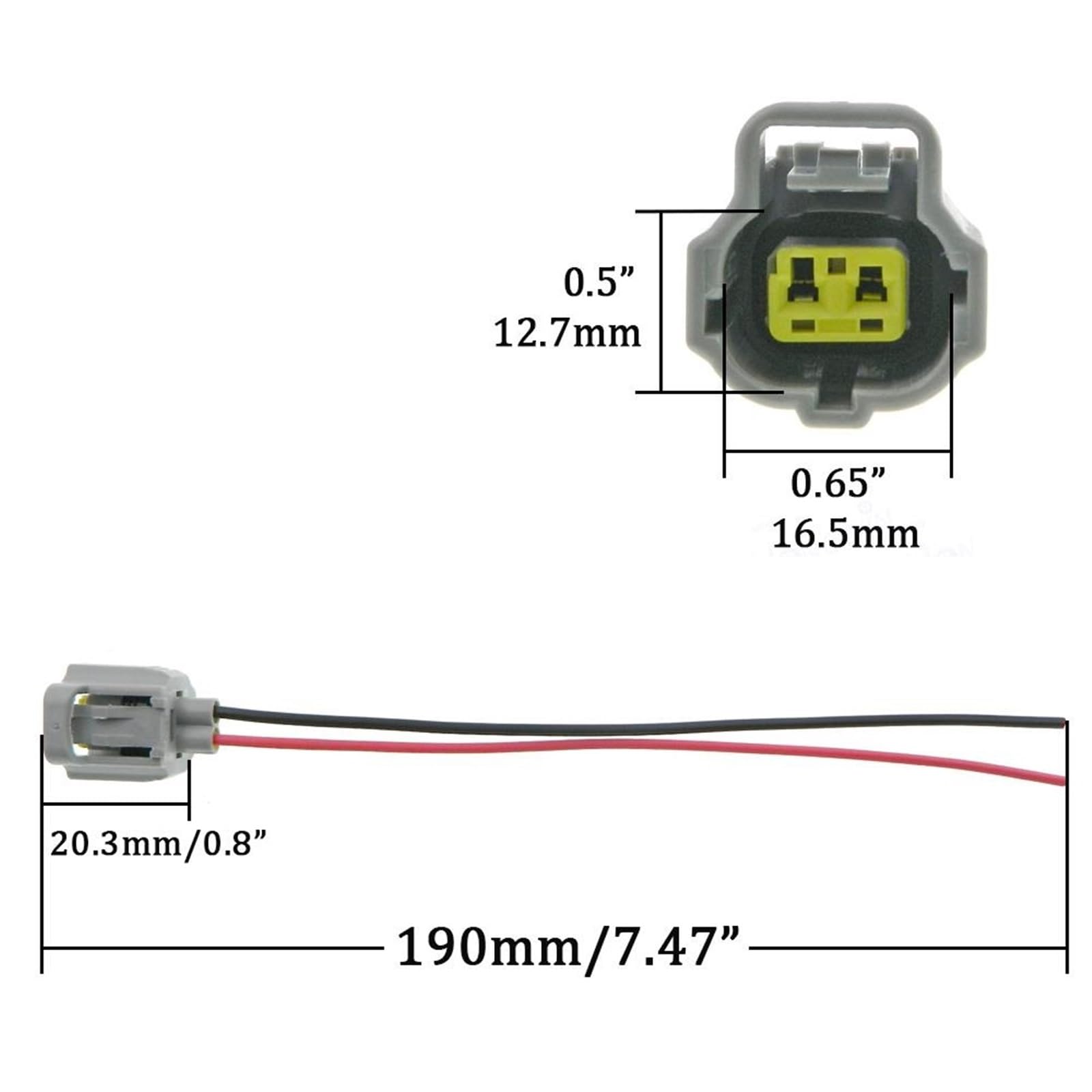 Sensor de temperatura del ventilador del refrigerante del radiador con conector OEM: 89422-20010 89422-35010 piezas de automóvil(Sensor With Pulg)