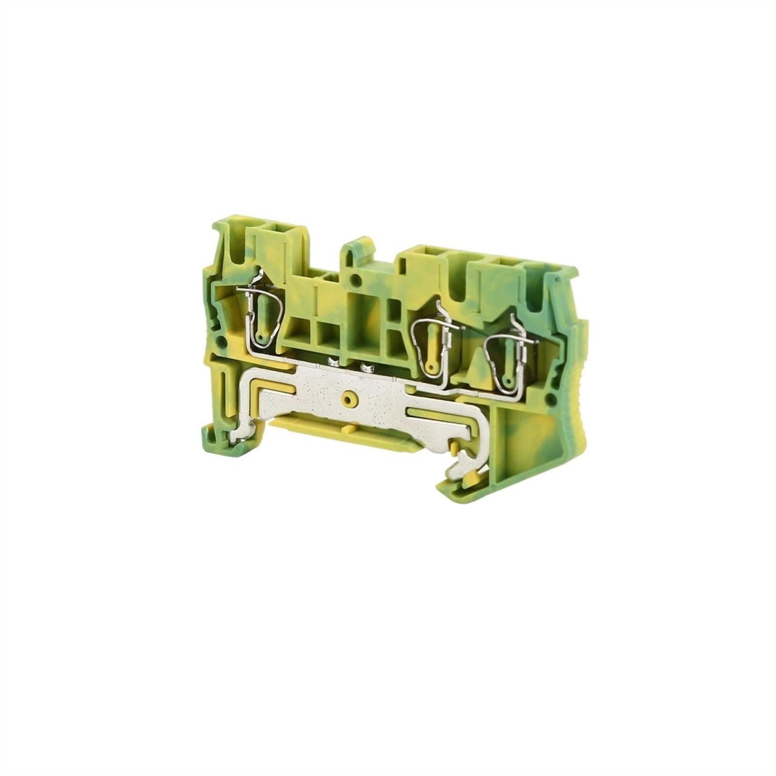 50 Pz ST2.5TWIN PE Cavo di Terra Connettore a molla 3 Conduttori ST-2.5-TW-PE Morsettiera su guida Din