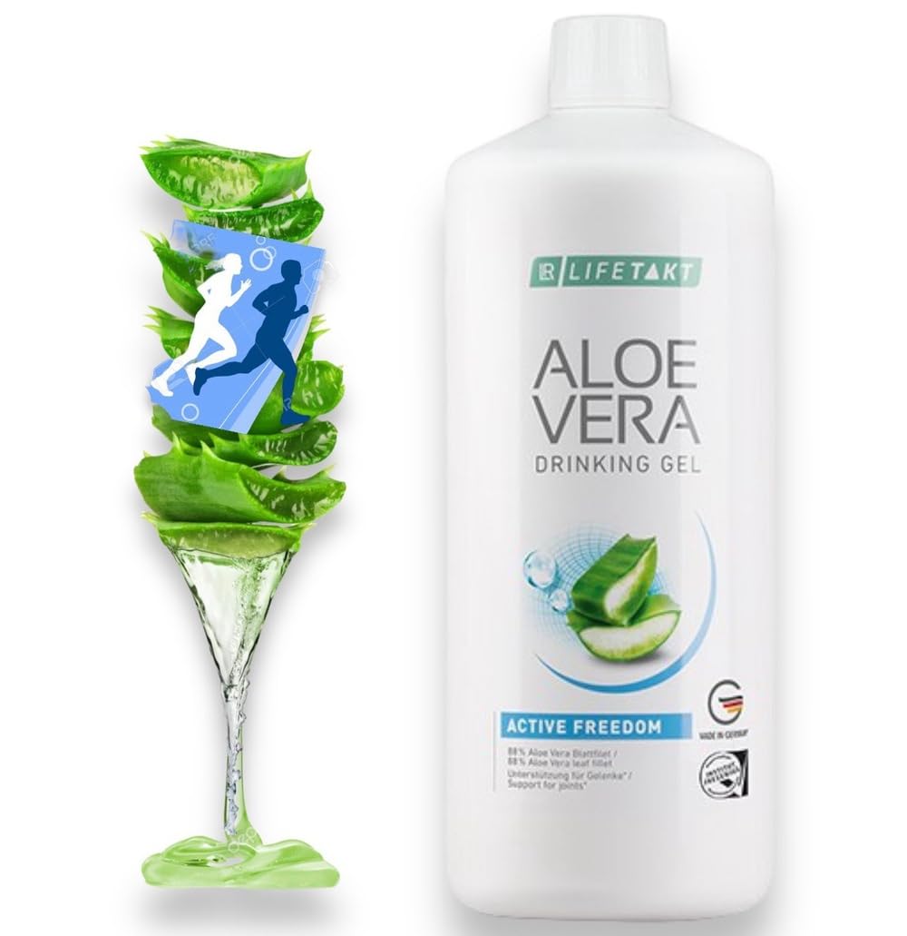 Amazon.com: LR Lifetakt Aloe Vera Drinking Gel Active Freedom Health Care  Women Men Drink Every Day Natural Treatment Set of 3-1000 ml./33.3 fl.oz :  Health & Household