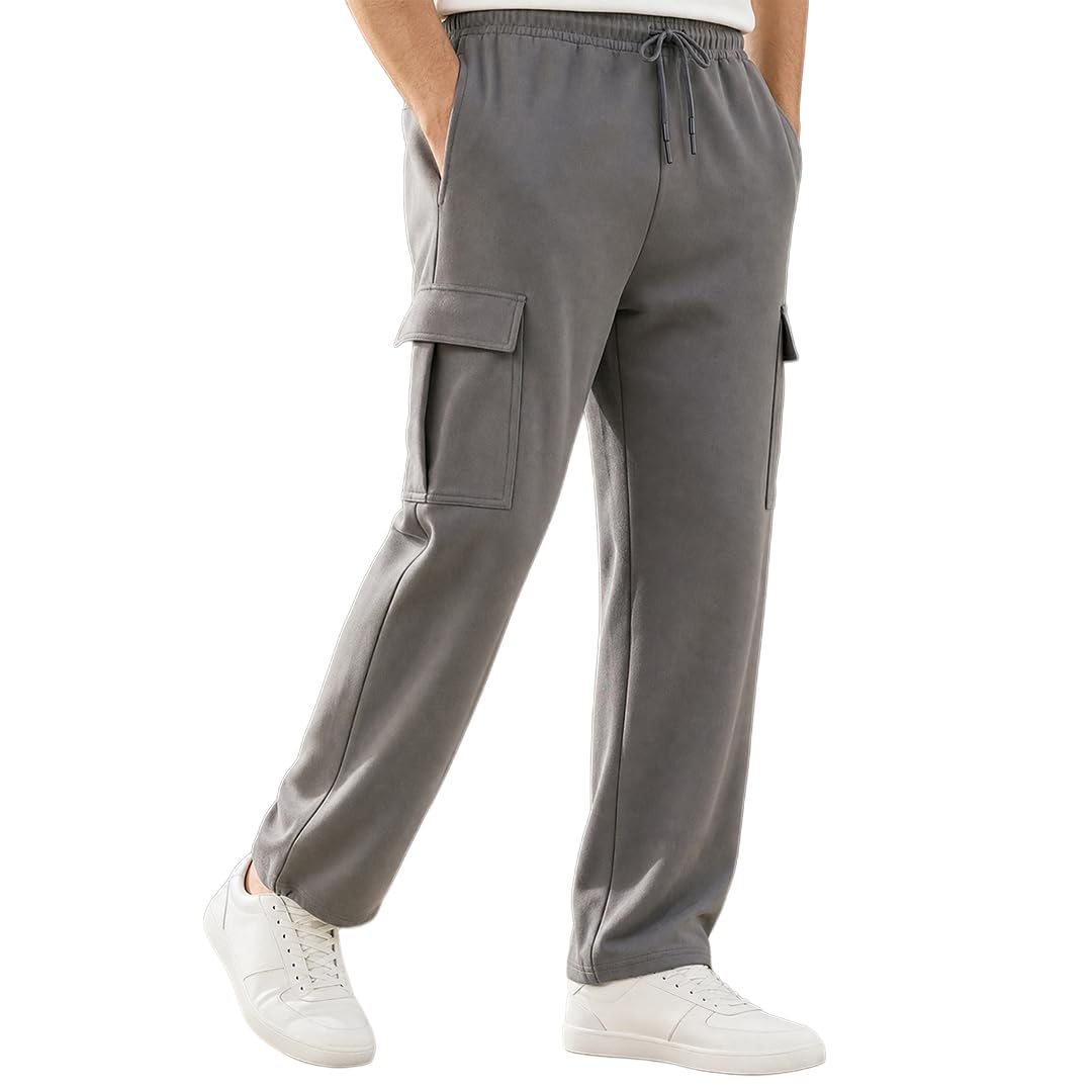 NOBERO Men's Oversized Cargo Utility Joggers-picture-29
