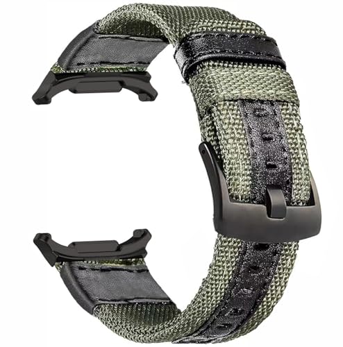 Olytop for Samsung Galaxy Watch Ultra Bands 47mm (2024/2025), Military Rugged Nylon Sport Replacement Strap Men Women for Galaxy Watch 7/8 Ultra 47mm, Green - image 1