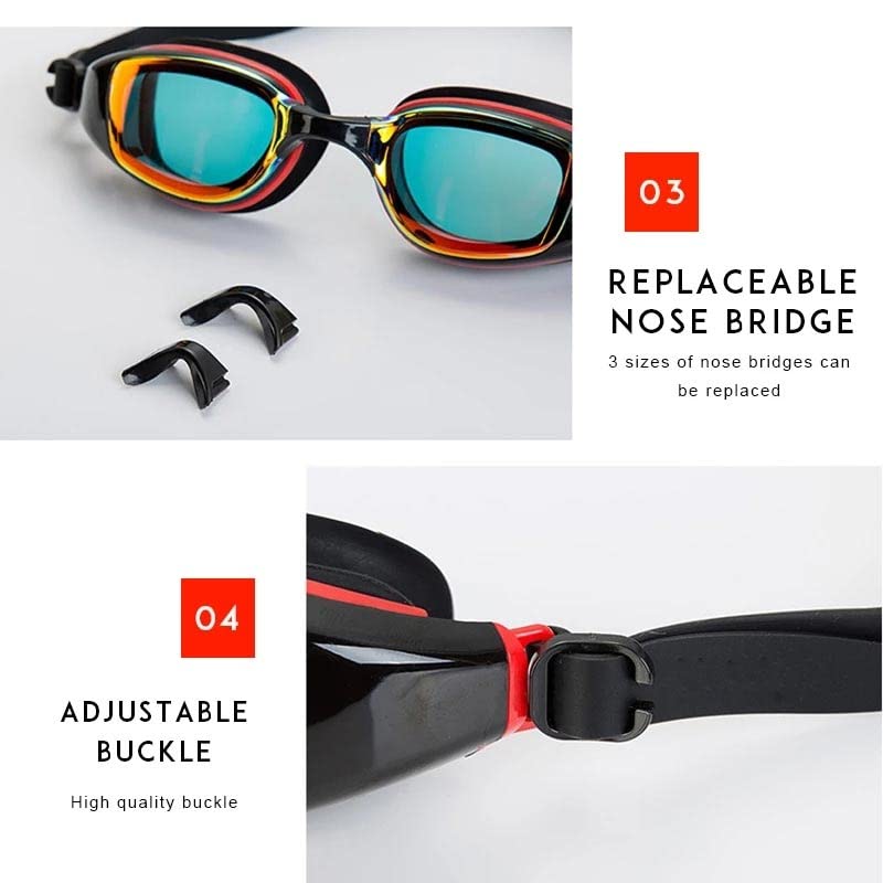Lunettes de natation extérieures et grands verres de baignade - 7
