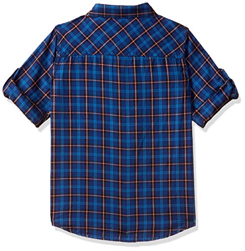 Image of miniklub Boys Multicoloured Regular Fit Checked Casual Shirt