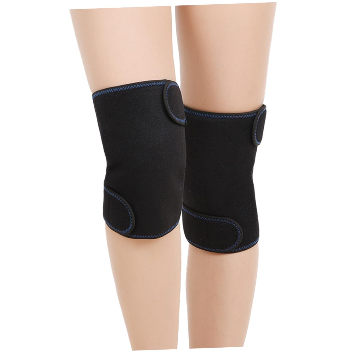COOLHIYA 1pair Thermal Knee Guard Self-heating Knee Pad for Riding Thicken for Cross Training Weight Lifting and Gym Workouts Heating Pads Included