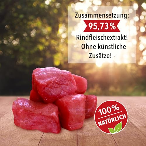Dog Drink - Mehr Trinkfreude & bessere Futteraufnahme für 10L Brühe für Hunde, 100% Rindfleisch-Extrakt, für mehr Flüssigkeit & schmackhafteres Trockenfutter
