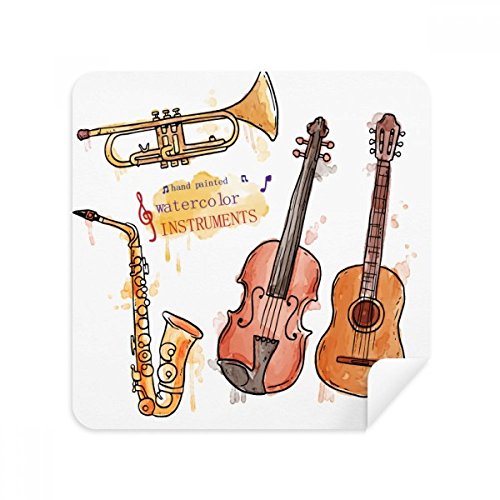 Chiffon de nettoyage lunettes suède instruments musique guitare essuie écran téléphone
