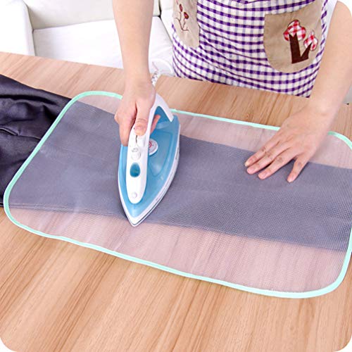 CliSPEED 10 peças de malha para passar roupas antiqueimadura tapete protetor para passar a ferro dob