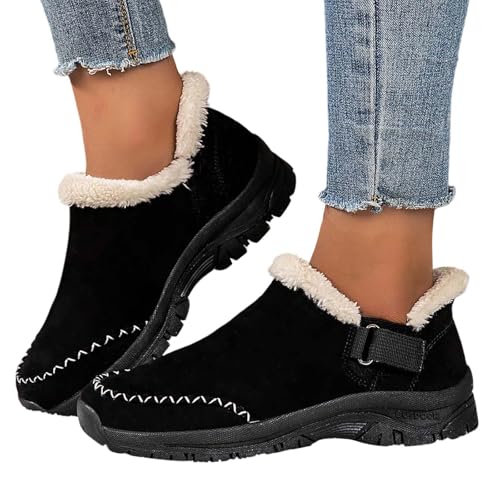 Botas de nieve de invierno ligeras con forro polar para interior y exterior 2