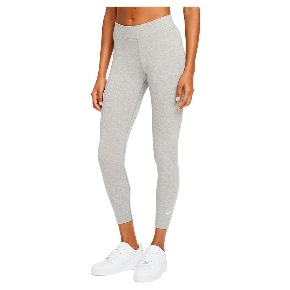 Nike CZ8532-063 W NSW ESSNTL LGGNG 7/8 LBR MR Leggings Womens dk Grey Heather/(White) L