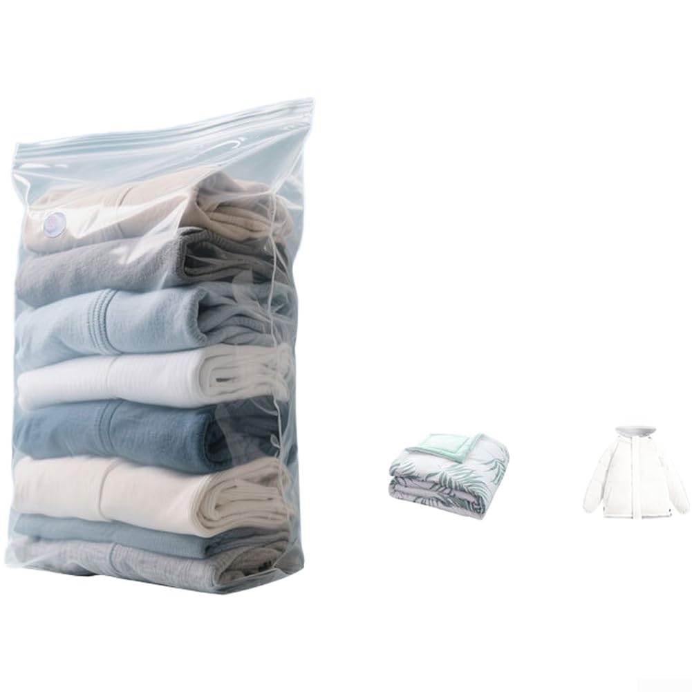 para vacío Ropa 10uds Ahorro Espacio 80% Válvula para vacío(G)