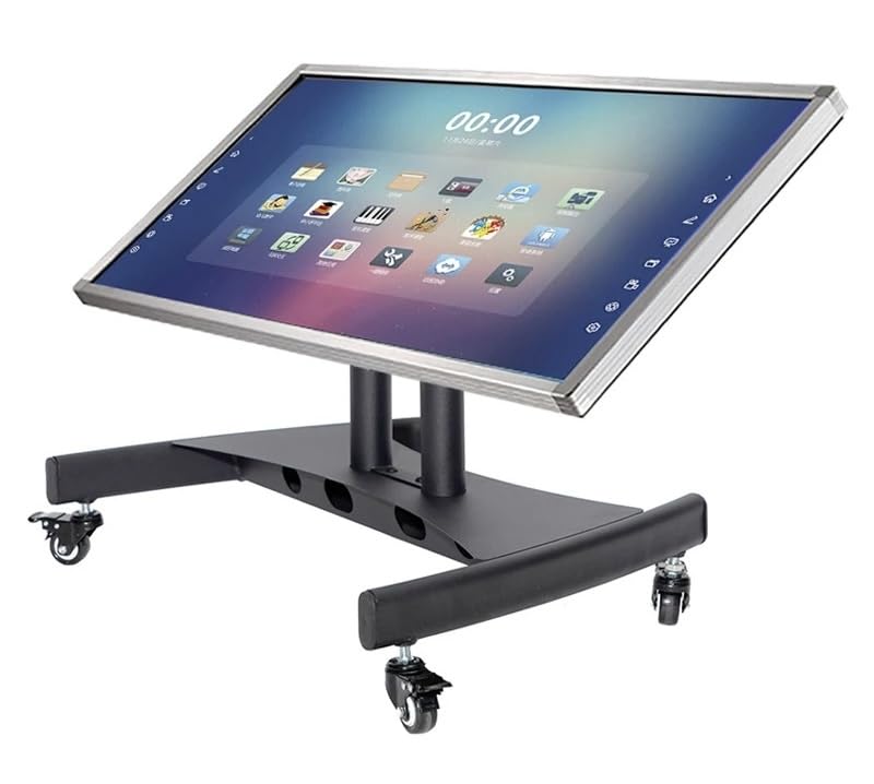 Image of AUDIOVAN Low Height Director Trolly Monitor Cart with Wheels for 32-65 inch Flat Curved Screen TV, LED LCD, Height Adjustable, 90Adjustable Viewing Angle Model : FD-602S